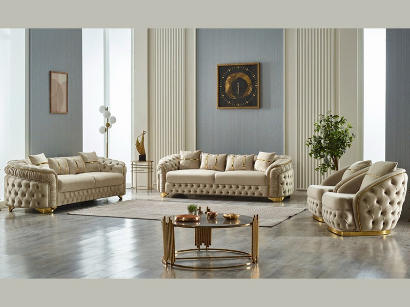 Arizona 28" Wide Tufted Armchair - Gate FurnitureAccent Chairs