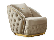 Arizona 28" Wide Tufted Armchair - Gate FurnitureAccent Chairs
