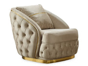 Arizona 3-pieces (Sofa & Loveseat & Chair) Livingroom Set Beige in Beige - 101-ARI-ANK529-321