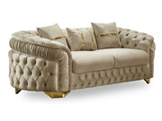 Arizona 80" Wide Tufted Loveseat - Gate FurnitureLoveseat