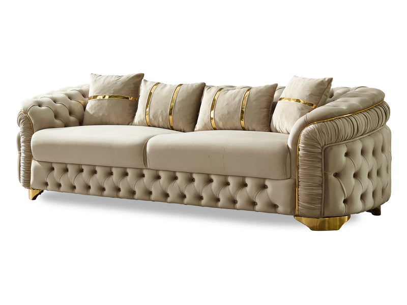Arizona 92" Wide Tufted Sofa - Gate FurnitureSofas