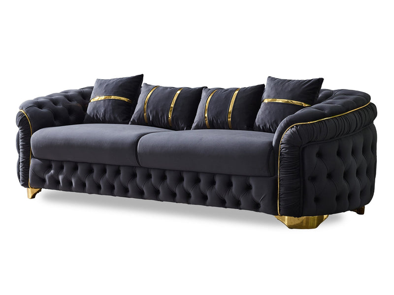 Arizona 92" Wide Tufted Sofa - Gate FurnitureSofas