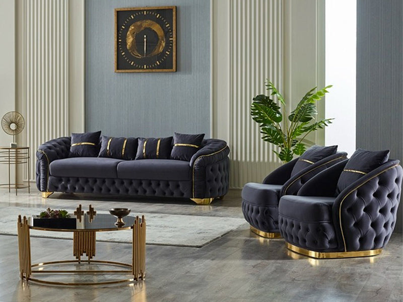 Arizona 92" Wide Tufted Sofa - Gate FurnitureSofas