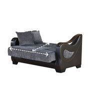 Arizona Convertible Gray Sleeper Living Room Set - Gate FurnitureLiving Room Set