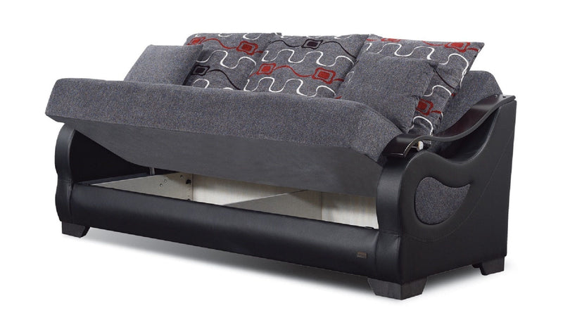 Arizona Convertible Gray Sleeper Living Room Set - Gate FurnitureLiving Room Set