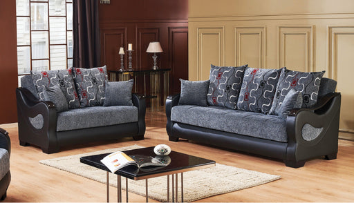Arizona Convertible Gray Sleeper Living Room Set - Gate FurnitureLiving Room Set