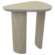 Arjona Contemporary Triangular End Table with Oak Veneer Honey Oak - 701667