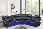 Arkansas Black Sectional - R385-SEC