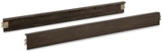 Arkenton Grayish Brown King Panel Bed, Dresser and Mirror - B786B8