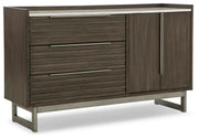 Arkenton Grayish Brown/White Dresser - B786-31