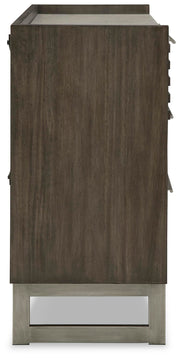 Arkenton King Panel Bed with Dresser in Grayish Brown - PKG014299