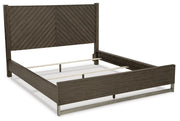 Arkenton King Panel Bed with Dresser in Grayish Brown - PKG014299