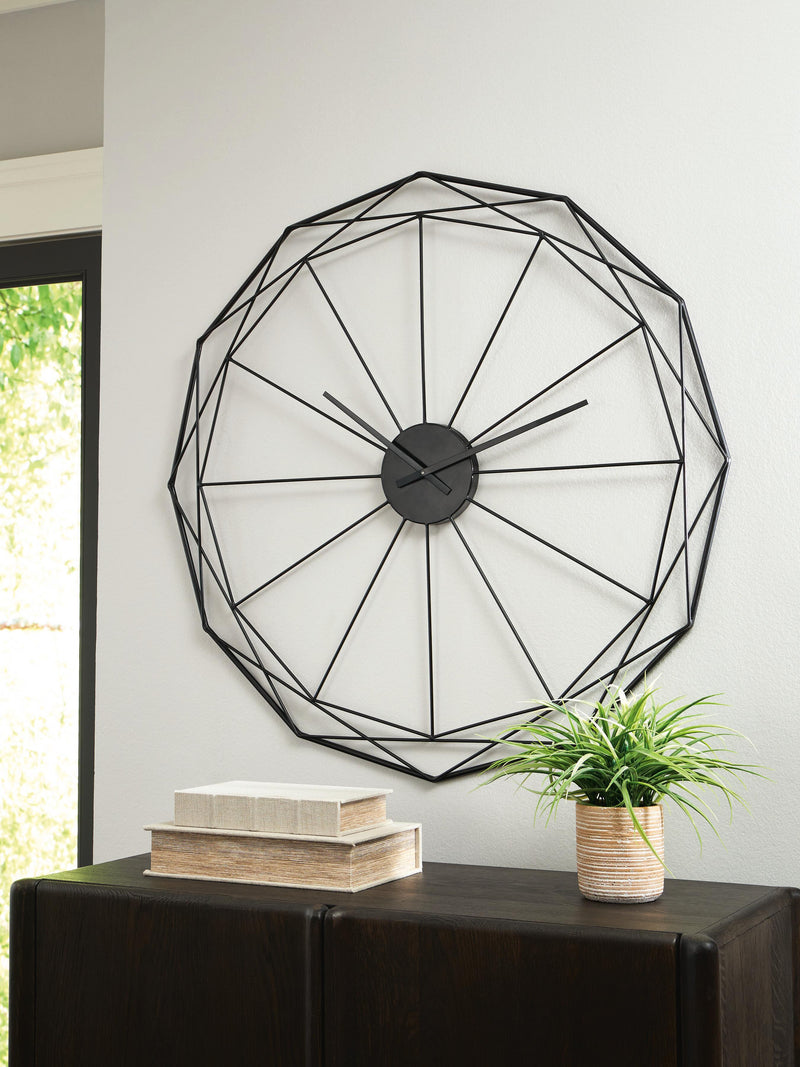 Arkthorne Black Wall Clock - A8010429