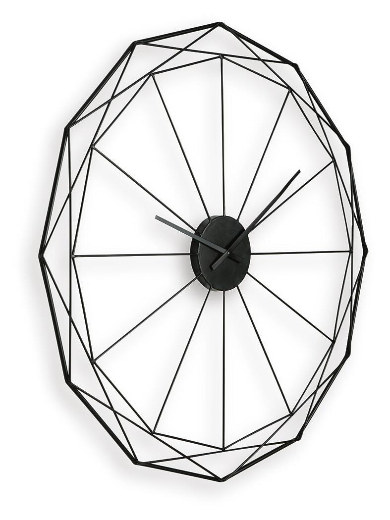 Arkthorne Black Wall Clock - A8010429