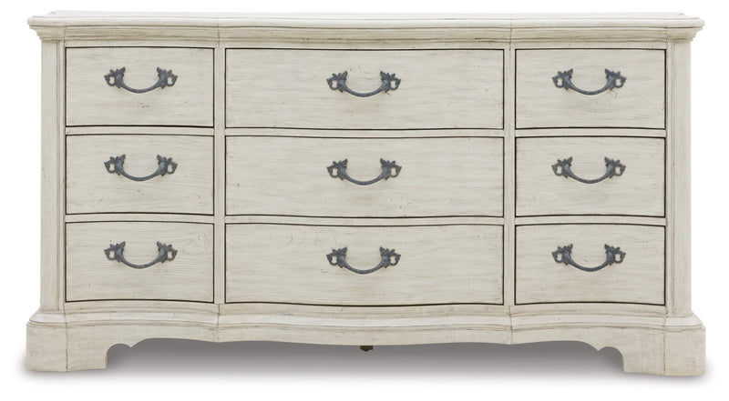 Arlendyne Antique White Upholstered Bedroom Set - Gate FurnitureBedroom Set