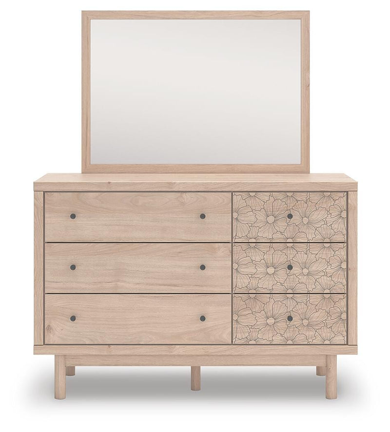 Arloster Full Panel Storage Bed, Dresser, Mirror and Nightstand - PCB1566B17