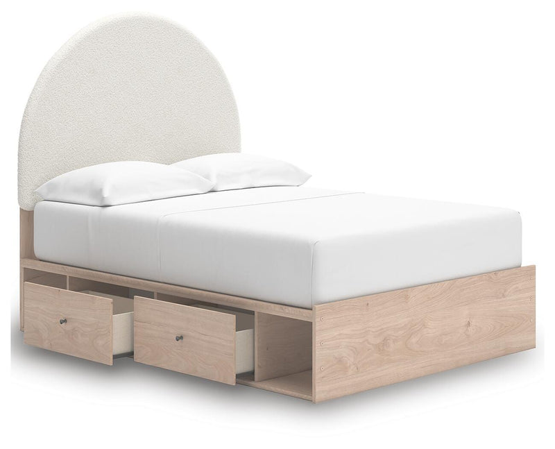 Arloster Full Panel Storage Bed, Dresser, Mirror and Nightstand - PCB1566B17