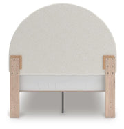 Arloster Full Upholstered Panel Bed, Dresser and Mirror - PCB1566B13