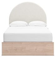 Arloster Full Upholstered Panel Bed, Dresser and Mirror - PCB1566B13