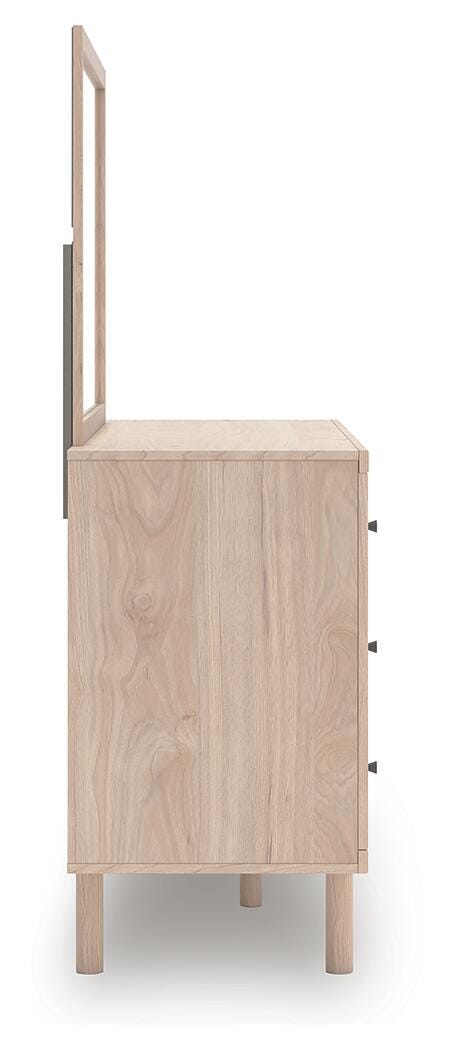 Arloster Tan Dresser and Mirror - PCB1566B1