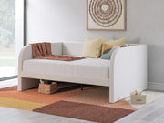 Arloster Tan/White Full Upholstered Day Bed - PCB1566B10