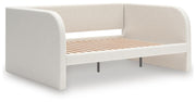 Arloster Tan/White Full Upholstered Day Bed - PCB1566B10