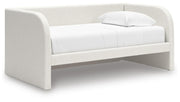 Arloster Twin Upholstered Day Bed, Dresser and Mirror - PCB1566B14