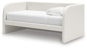 Arloster Twin Upholstered Day Bed, Dresser and Mirror - PCB1566B14