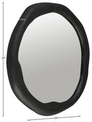 Armada Aluminum Framed Mirror in Black - 66075Black-M24