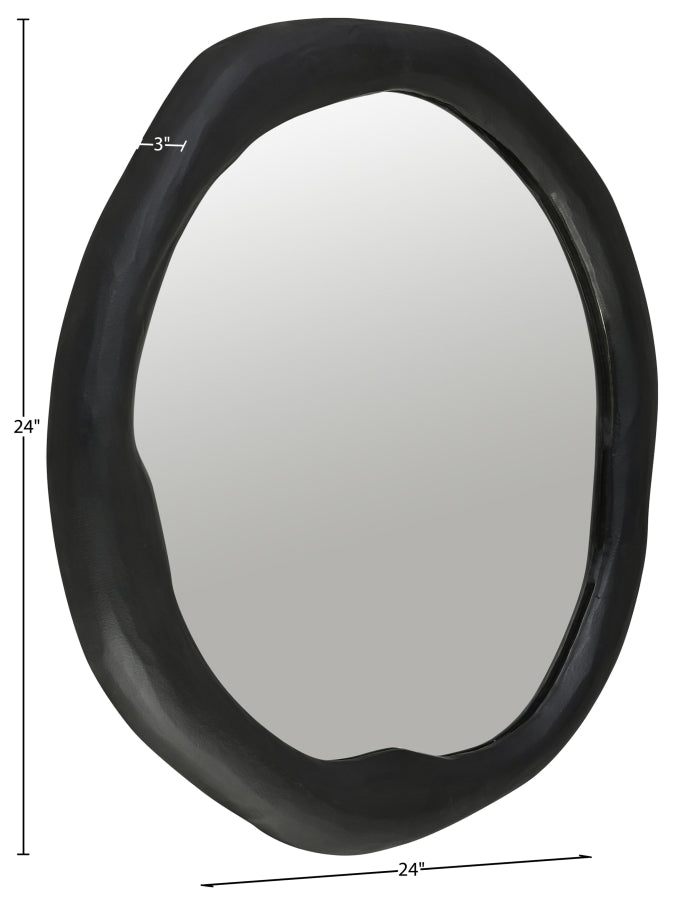 Armada Aluminum Framed Mirror in Black - 66075Black-M24