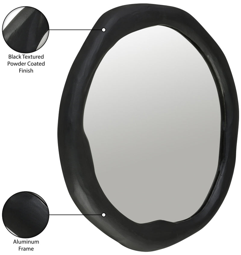 Armada Aluminum Framed Mirror in Black - 66075Black-M24