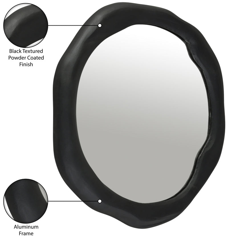 Armada Aluminum Framed Mirror in Black - 66075Black-M30