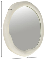 Armada Aluminum Framed Mirror in Cream - 66075Cream-M24