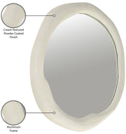 Armada Aluminum Framed Mirror in Cream - 66075Cream-M24