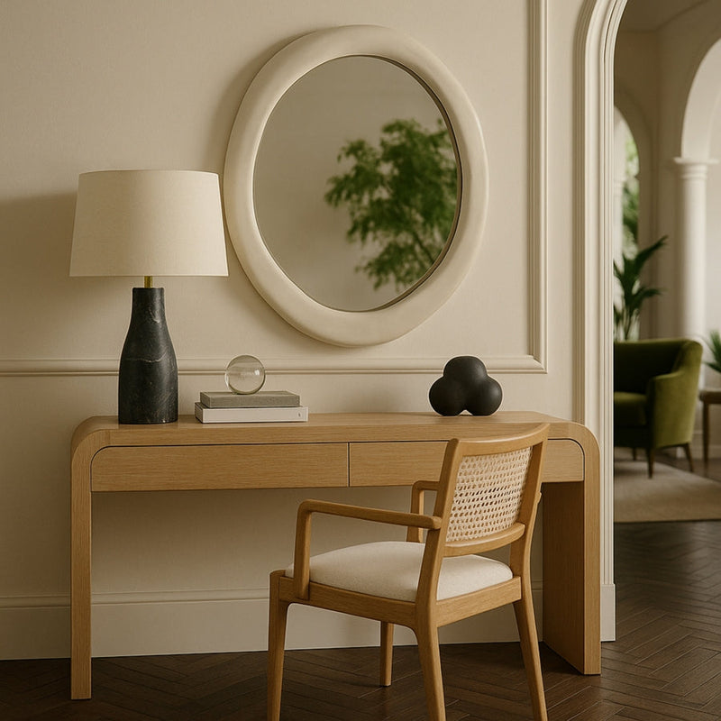 Armada Aluminum Framed Mirror in Cream - 66075Cream-M30