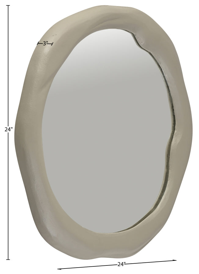 Armada Aluminum Framed Mirror in Taupe - 66075Taupe-M24