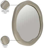Armada Aluminum Framed Mirror in Taupe - 66075Taupe-M30