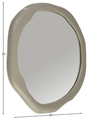 Armada Aluminum Framed Mirror in Taupe - 66075Taupe-M36