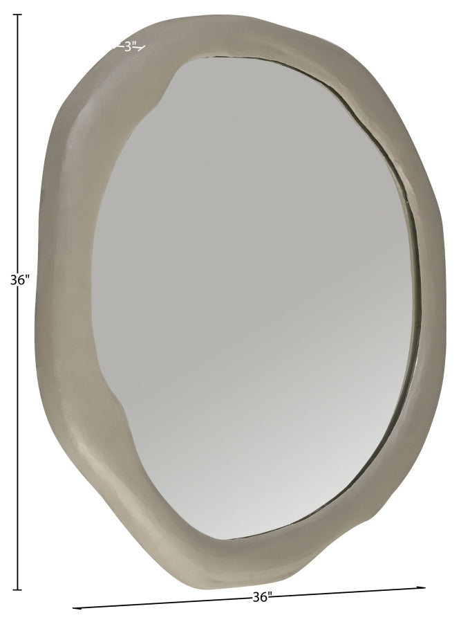 Armada Aluminum Framed Mirror in Taupe - 66075Taupe-M36