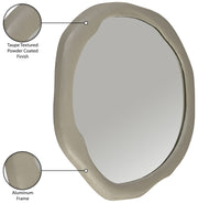 Armada Aluminum Framed Mirror in Taupe - 66075Taupe-M36