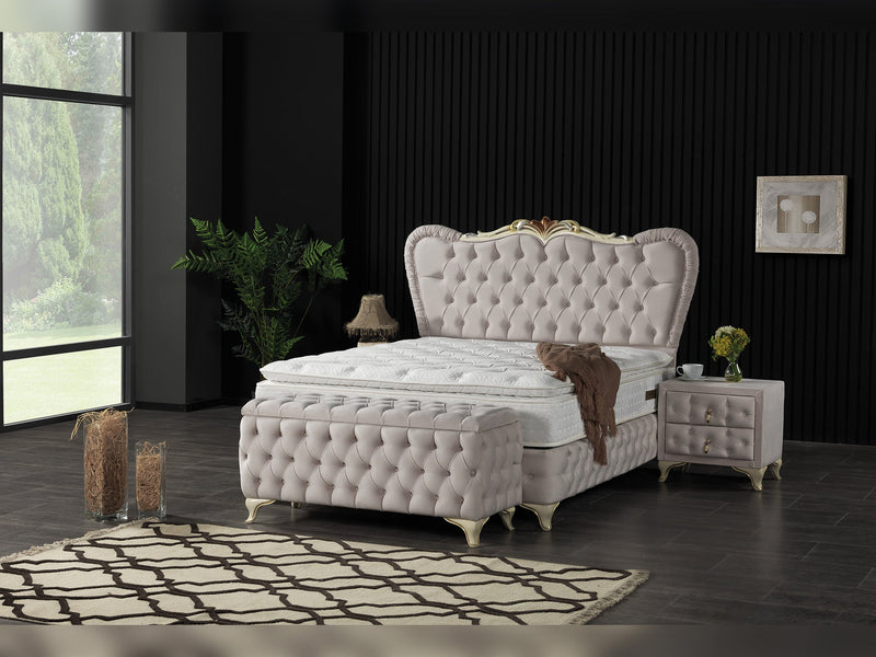 Armada Bench in Cream - 110-ARM-L01-BENCH