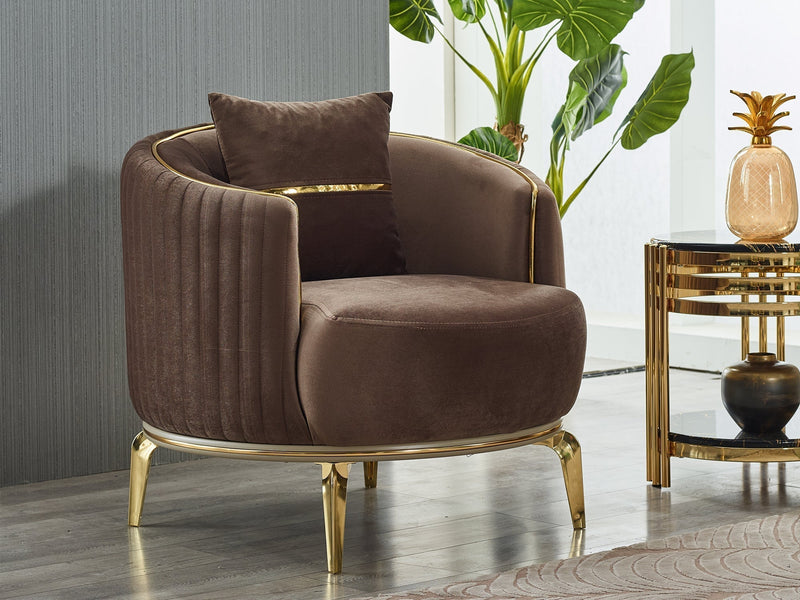 Armoni 28" Wide Armchair - Gate FurnitureAccent Chairs