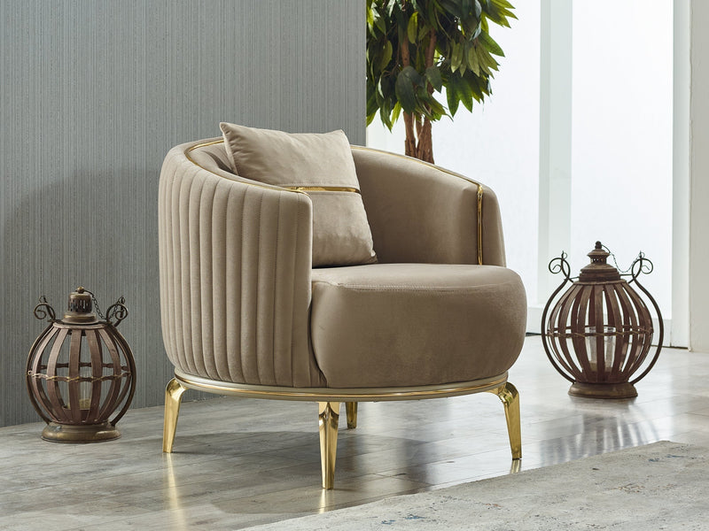 Armoni 28" Wide Armchair - Gate FurnitureAccent Chairs