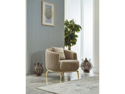 Armoni 4 pieces (2 Sofa & 2 Chair) Livingroom Set Beige in Beige - 101-ARM-LV260-3311