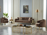 Armoni 90" Wide Square Arm Extendable Sofa - Gate FurnitureSofas