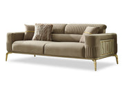 Armoni 90" Wide Square Arm Extendable Sofa - Gate FurnitureSofas