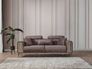 Armoni Elf 3-pieces (Sofa & Loveseat & Chair) Livingroom in White - 200-ELIF-ARM-A534-321