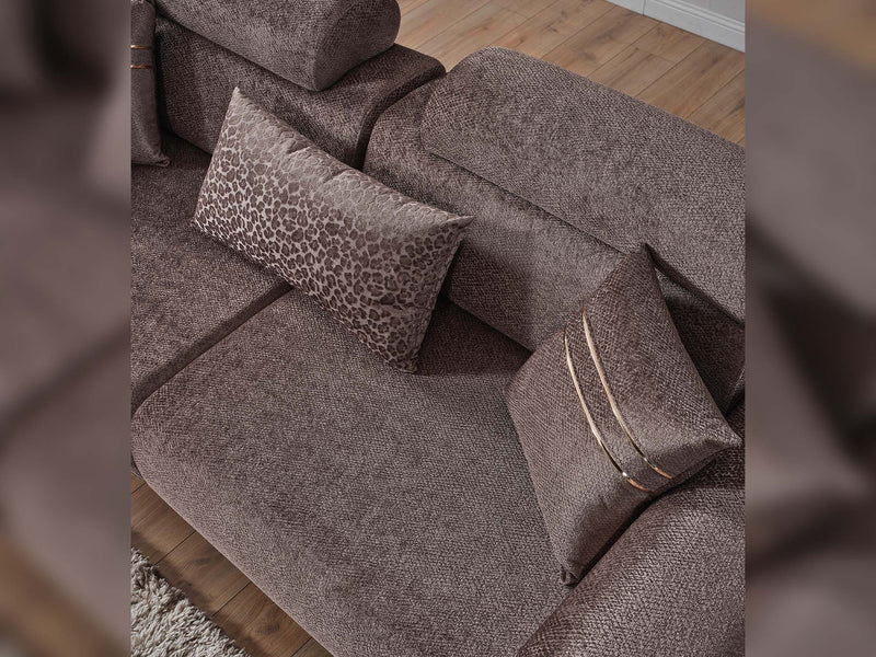 Armoni Elf 3-pieces (Sofa & Loveseat & Chair) Livingroom in White - 200-ELIF-ARM-A534-321