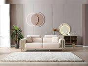Armoni Elf 3-pieces (Sofa & Loveseat & Chair) Livingroom in White - 200-ELIF-ARM-A534-321