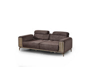 Armoni Elf 3-pieces (Sofa & Loveseat & Chair) Livingroom in White - Grey - 200-ELIF-ARM-A535-321